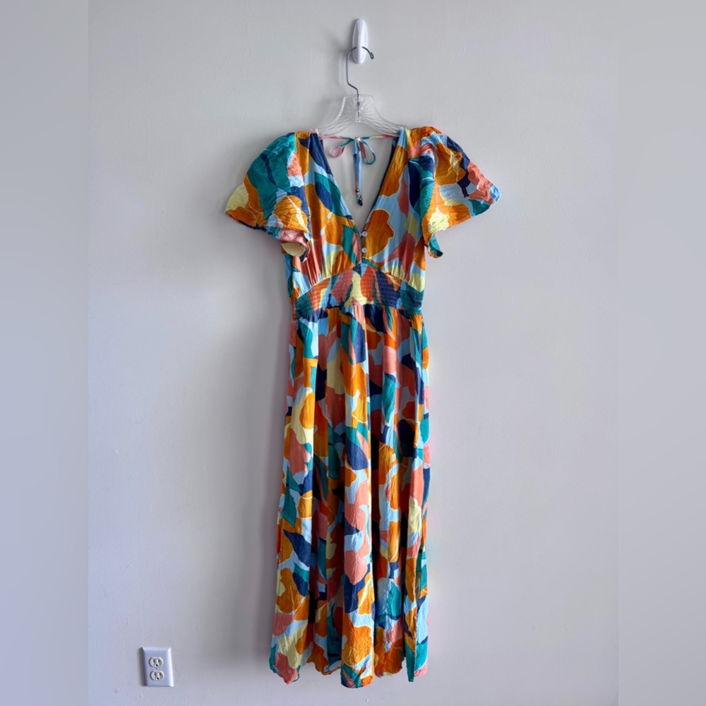 Anthropologie Abel The Label Hilda Floral Maxi Dress